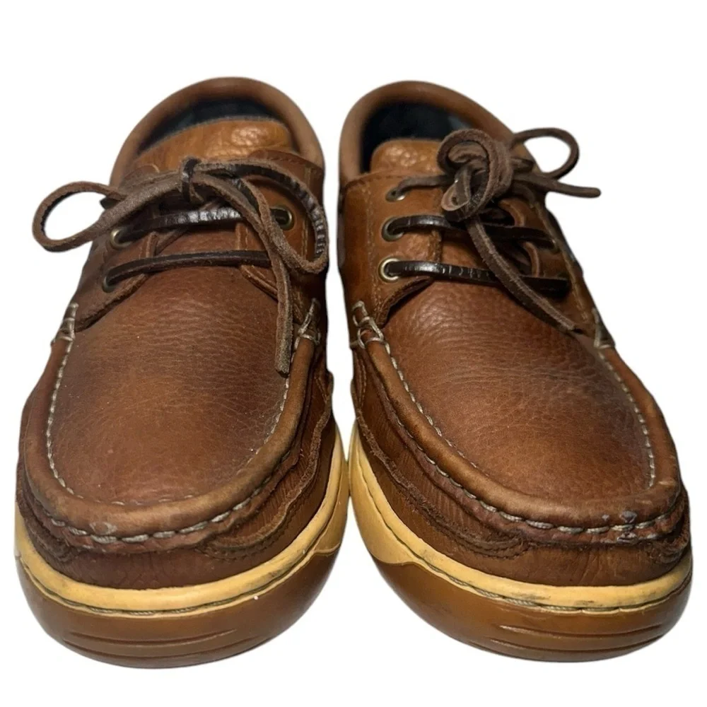 Dubarry of Ireland Men’s Size 7.5 Brown Leather Casual Gore-Tex Boat Deck Shoes